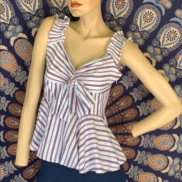 Romeo + Juliet couture Peplum top - Picture 2 of 8